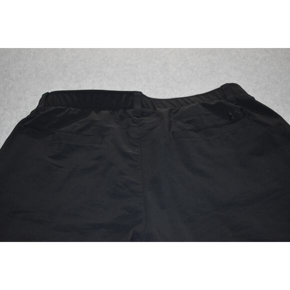 Under Armour Golf Pants Mens Size 38 x 32 Performance Polyester Black FLAT - Picture 7 of 9